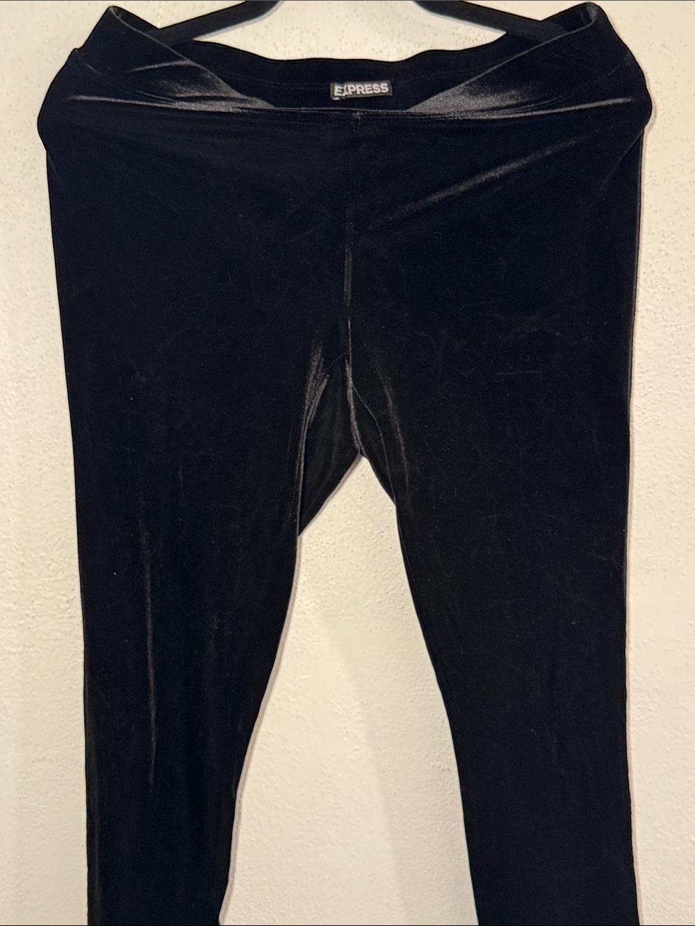 Black Velvet Leggings - Picture 6 of 6